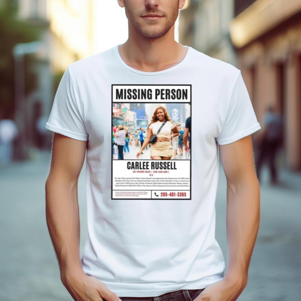 Missing Person Carlee Russell Shirt