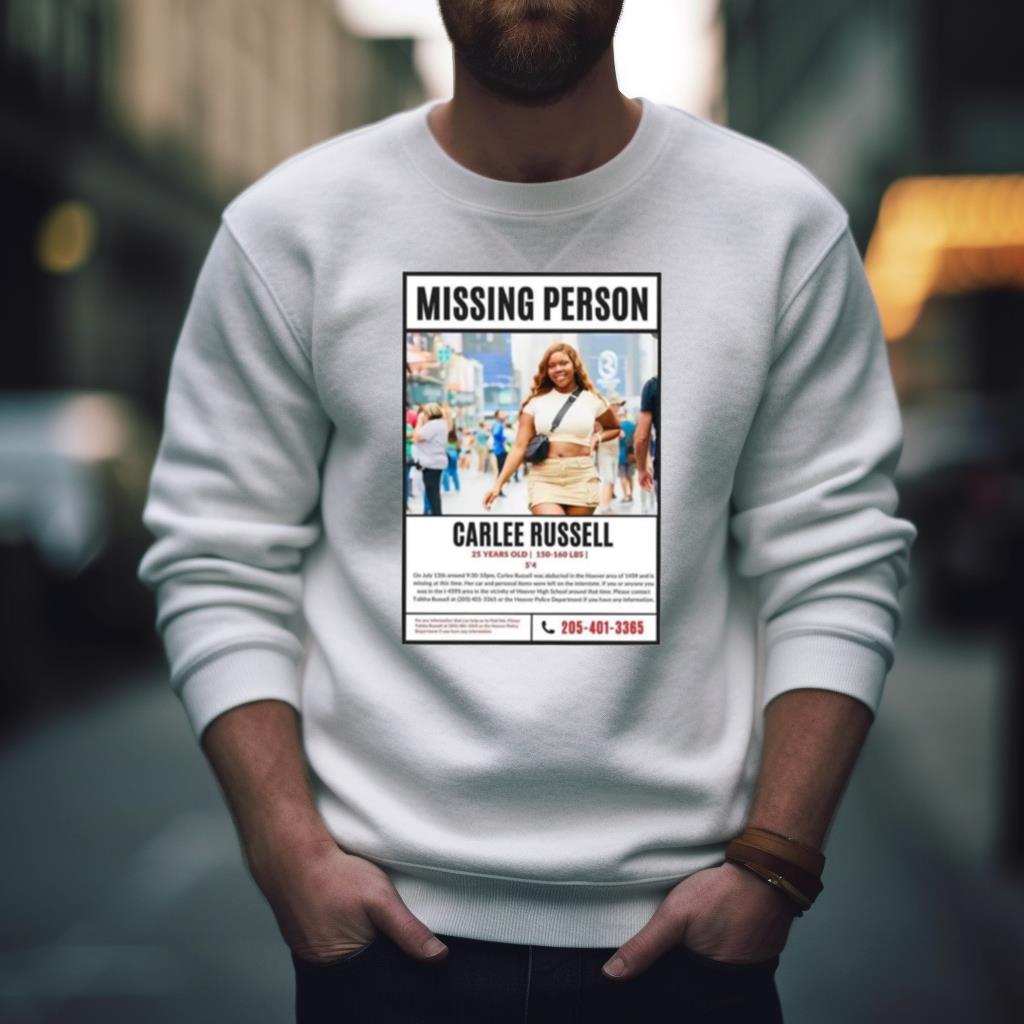 Missing Person Carlee Russell Shirt