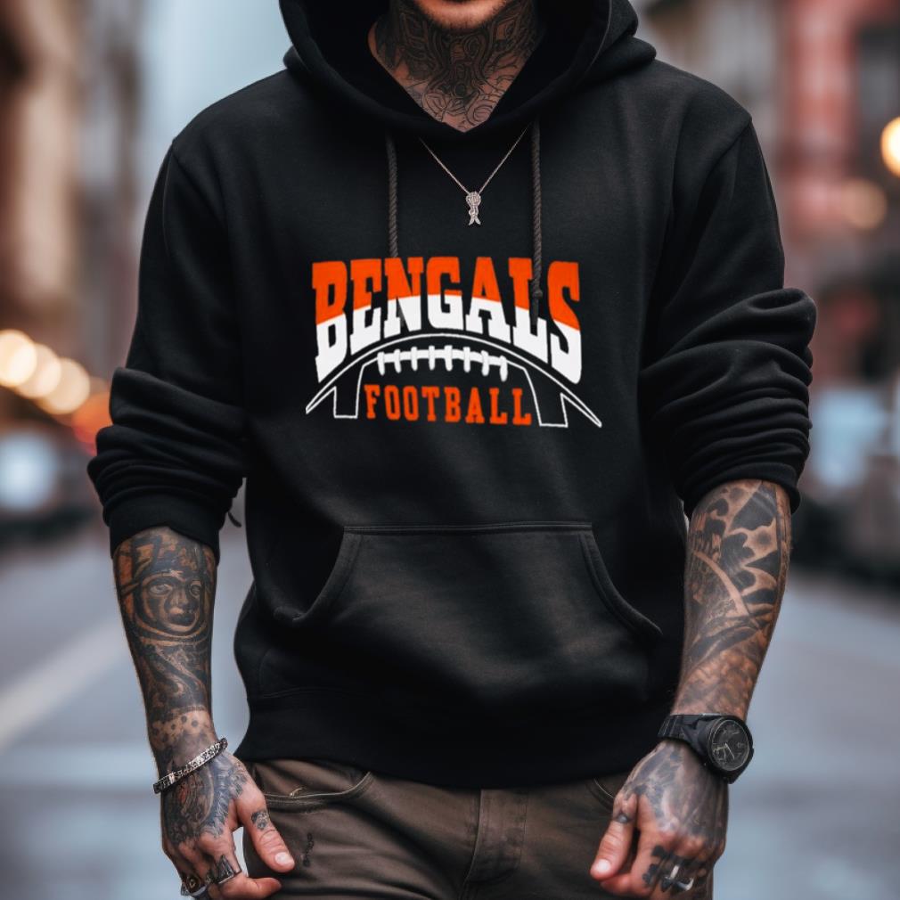 Official Mitchell and ness youth cincinnatI bengals wordmark T