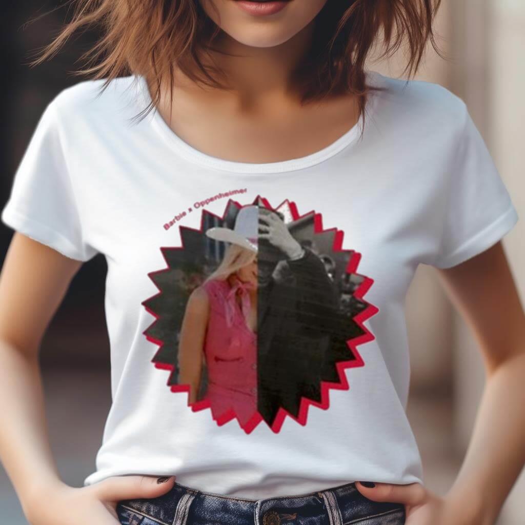 Mjcooke Barbie X Oppenheimer Is Margot Robbie Shirt Mjcooke Barbie X Oppenheimer Is Margot Robbie Shirt