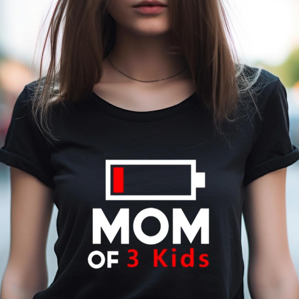 Mom Of 3 Kids Shirt