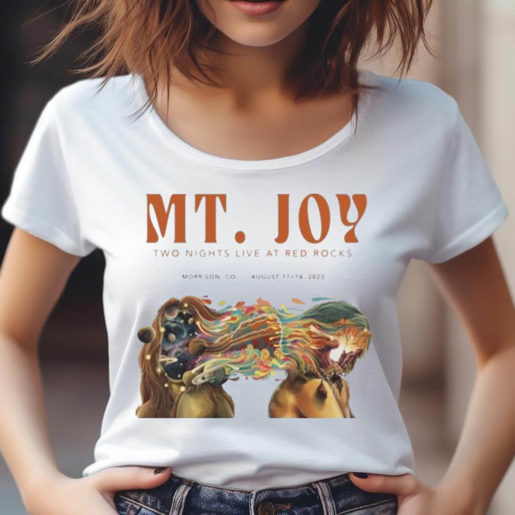Mt. Joy Morrison Two Nights Live At Red Rocks 2023 Shirt Mt. Joy Morrison Two Nights Live At Red Rocks 2023 Shirt