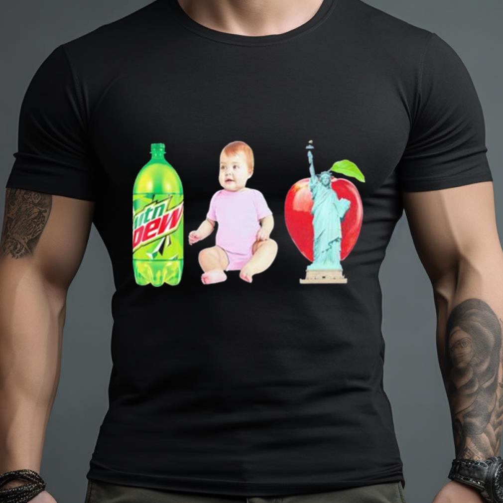 Mtn Dew Baby Apple Statue Shirt