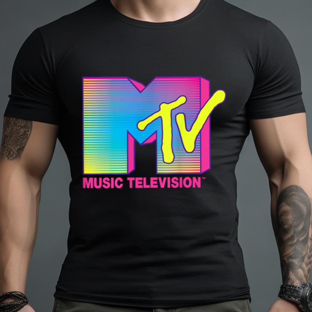 Mtv Logo Fluorescent Colors Graphic T Shirt T Shirt