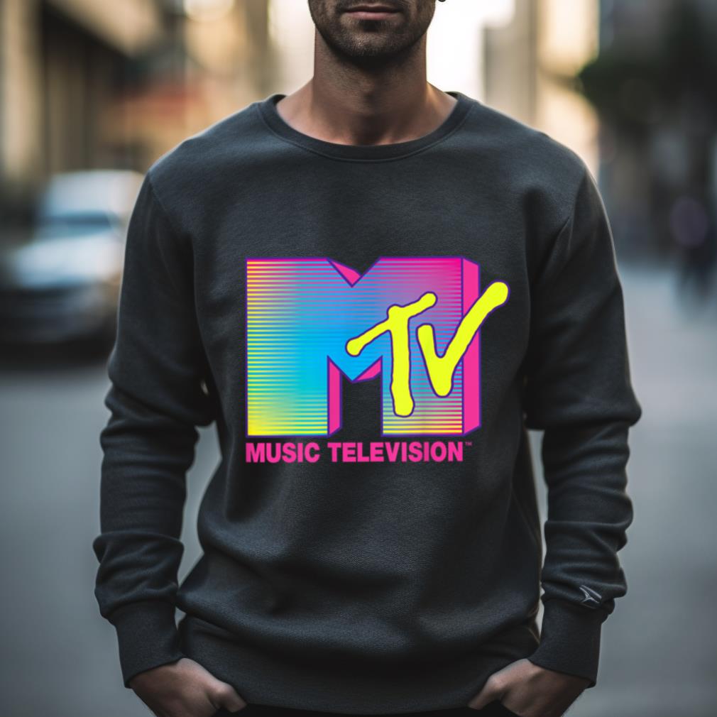 Mtv Logo Fluorescent Colors Graphic T Shirt T Shirt
