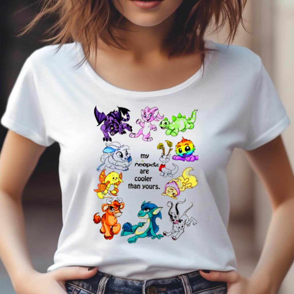 My Neopets Are Cooler Than Yours Shirt My Neopets Are Cooler Than Yours Shirt