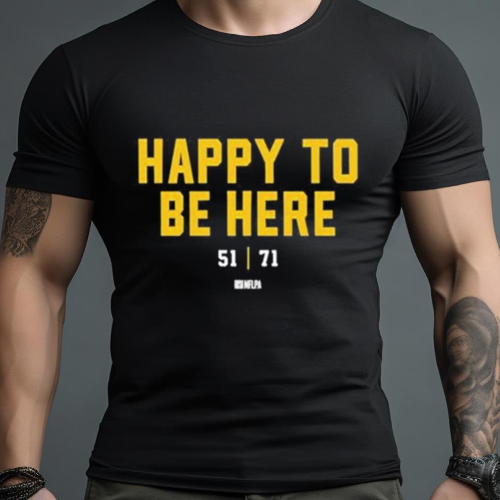 Nate Herbig Wearing Happy To Be Here 51 71 Shirt