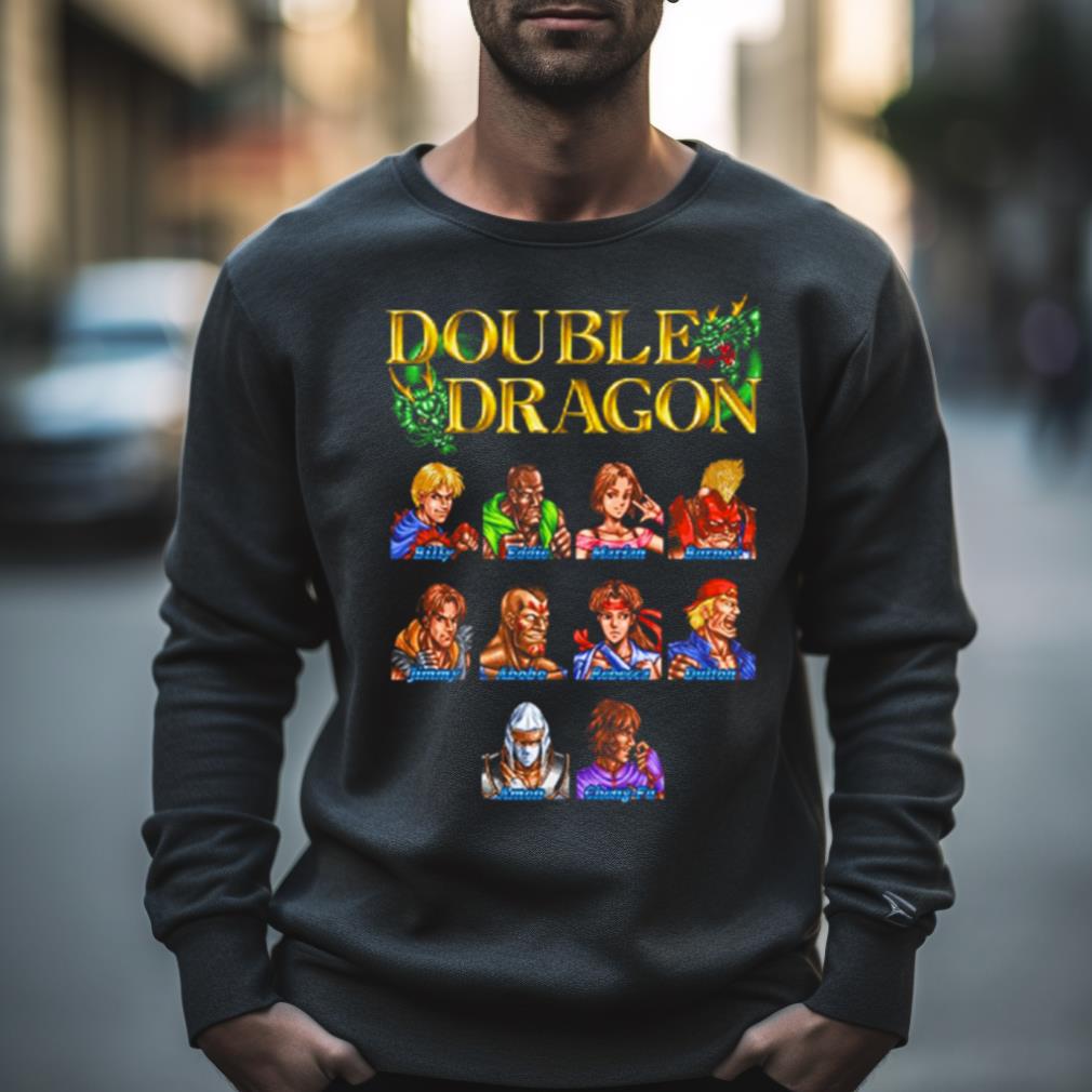 Neo Geo Character Lineup Double Dragon Shirt Neo Geo Character Lineup Double Dragon Shirt