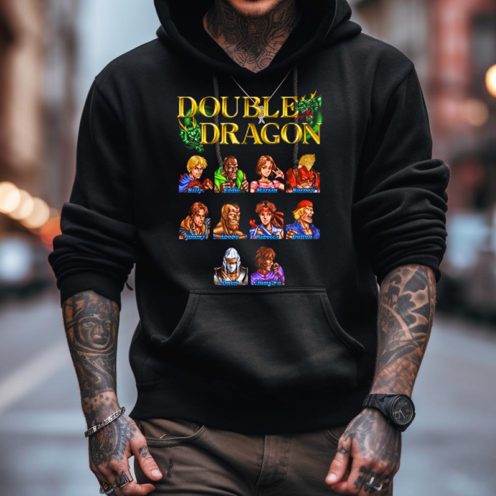 Neo Geo Character Lineup Double Dragon Shirt Neo Geo Character Lineup Double Dragon Shirt
