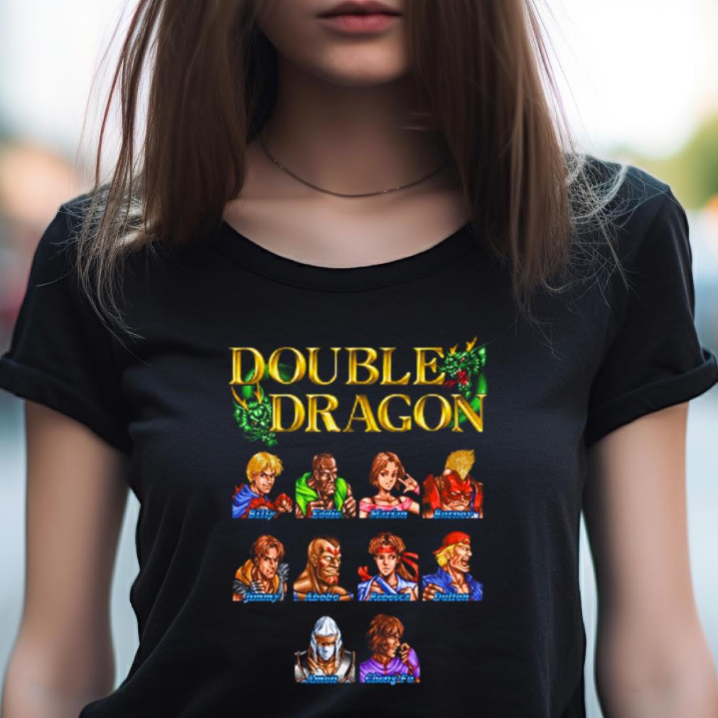Neo Geo Character Lineup Double Dragon Shirt Neo Geo Character Lineup Double Dragon Shirt