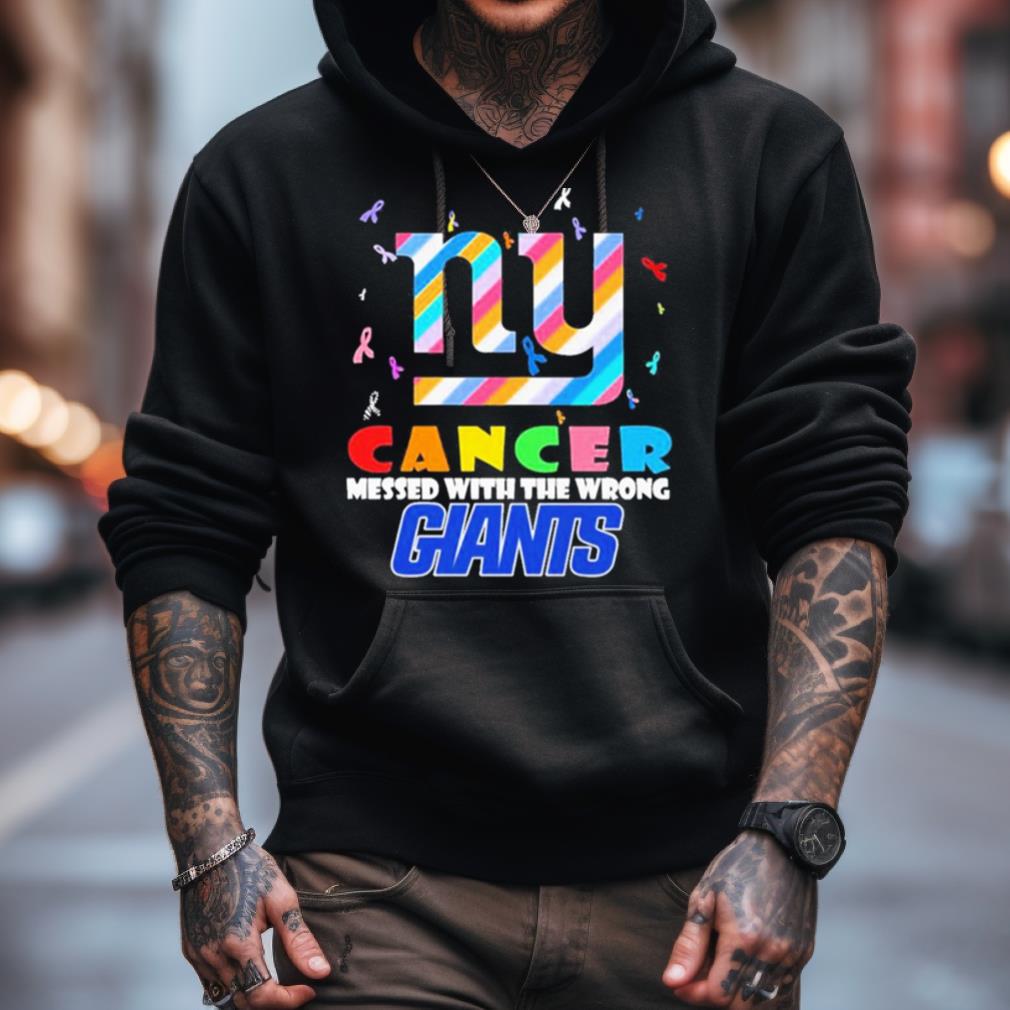 New York Giants Nfl Ny Cancer Mess With The Wrong Shirt New York Giants Nfl Ny Cancer Mess With The Wrong Shirt