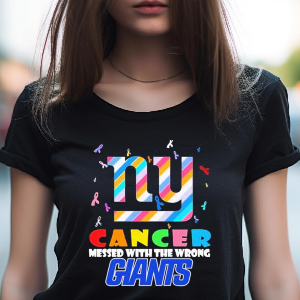 New York Giants Nfl Ny Cancer Mess With The Wrong Shirt New York Giants Nfl Ny Cancer Mess With The Wrong Shirt