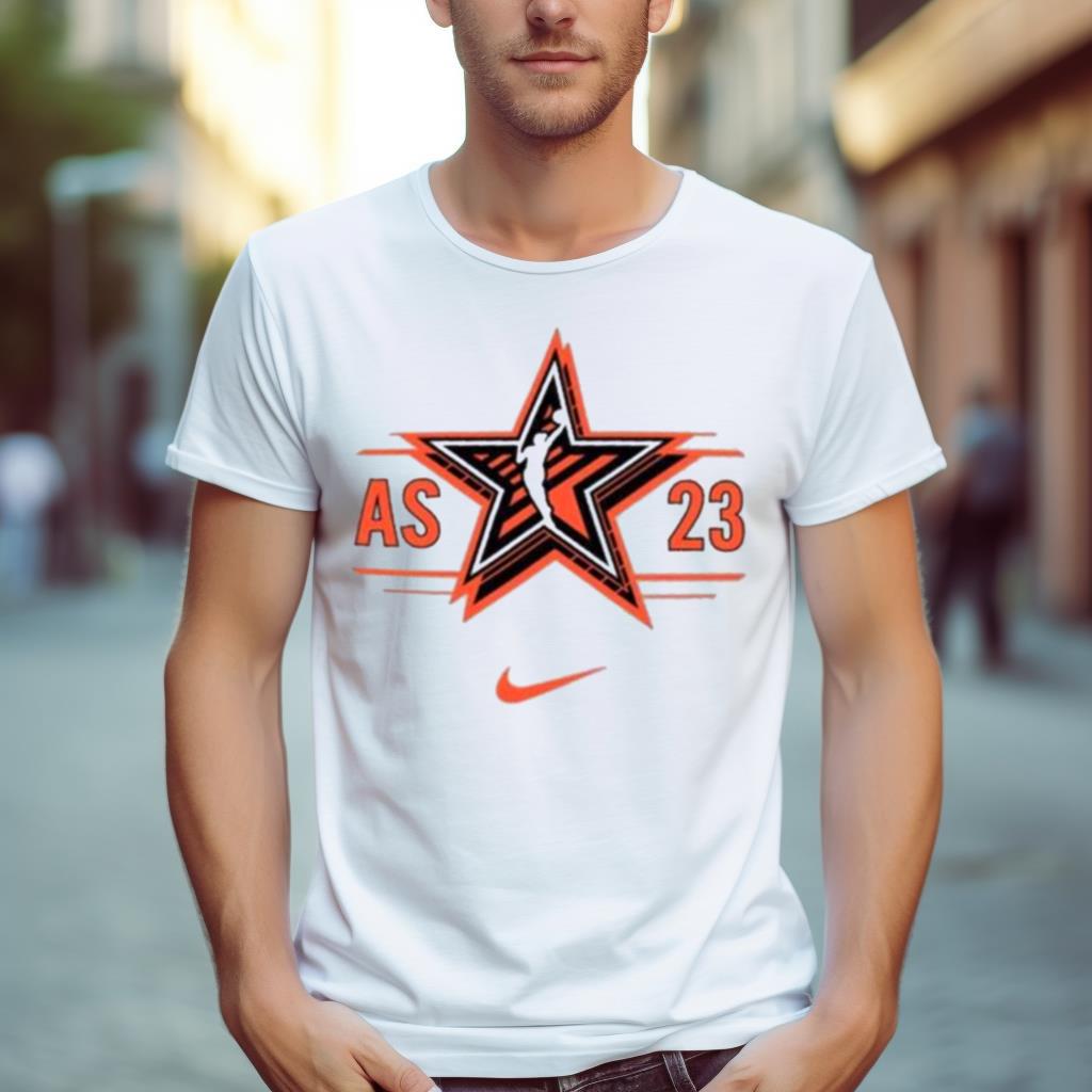 Nike Adult 2023 Wnba All Star Game Alt Logo White T Shirt