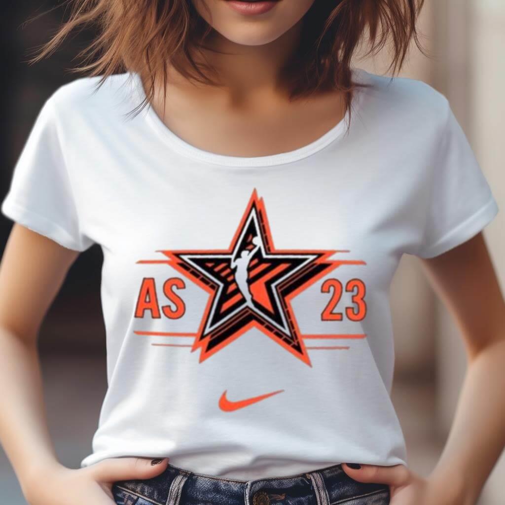 Nike Adult 2023 Wnba All Star Game Alt Logo White T Shirt