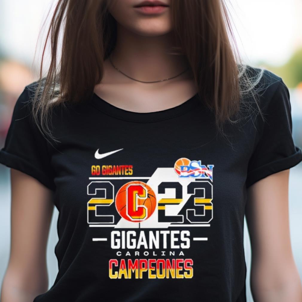 Nike Campeones Gigantes De Carolina Bsn 2023 Shirt