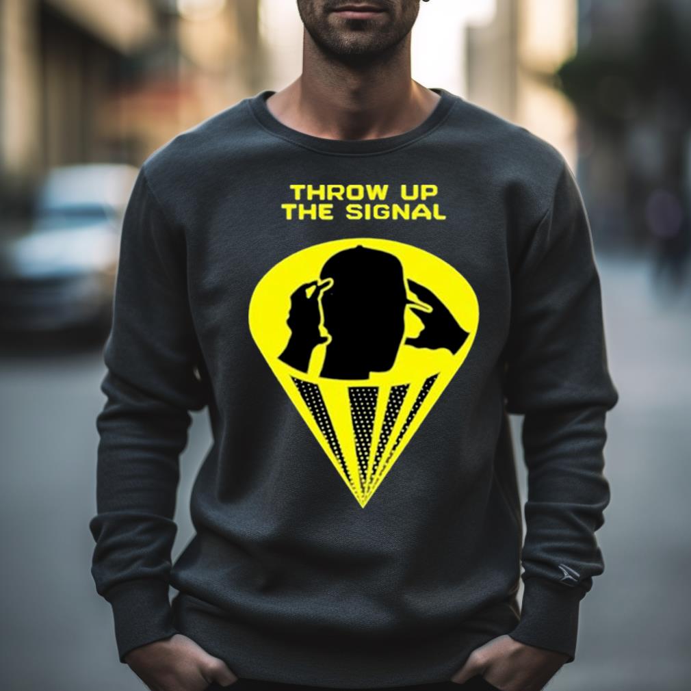 Noah Berger Throw Up The Signal Shirt Noah Berger Throw Up The Signal Shirt