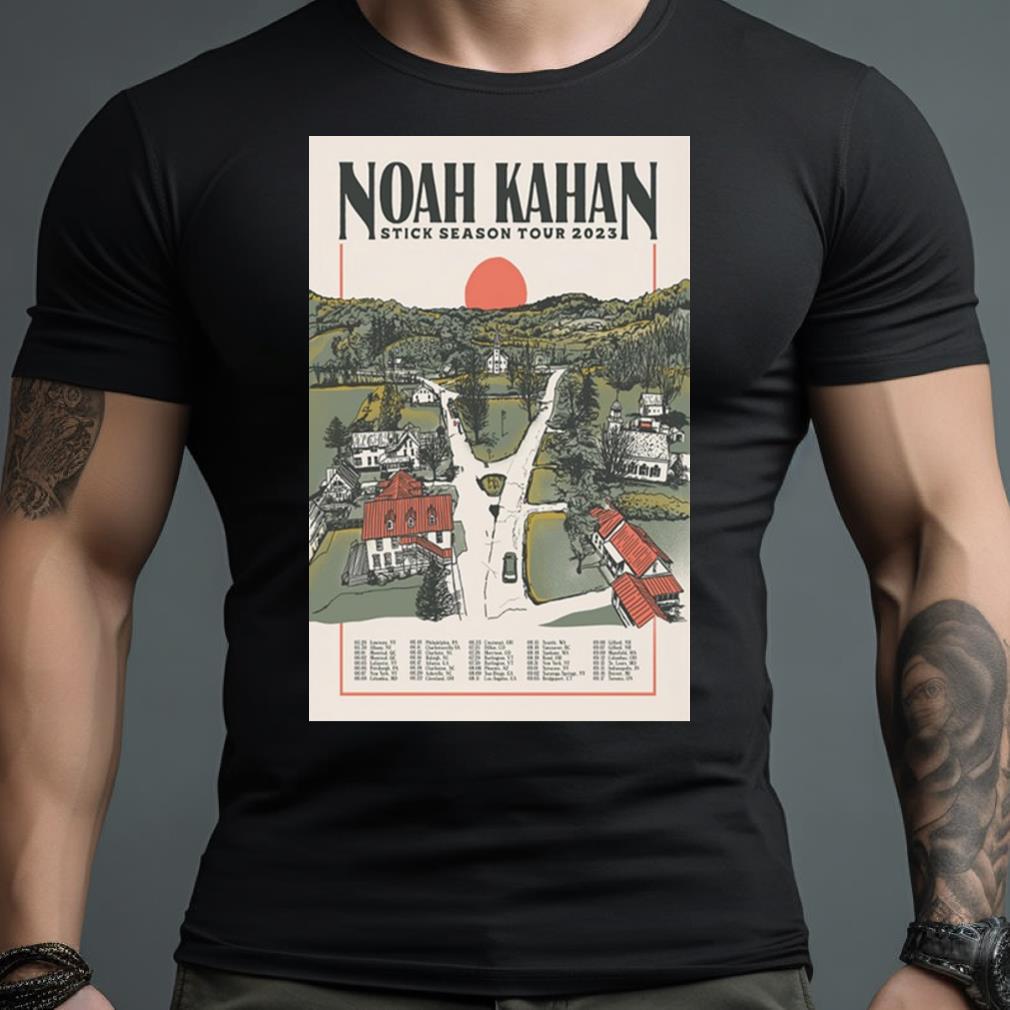 Noah Kahan Stick Season Tour 2023 Art Poster Design T Shirt
