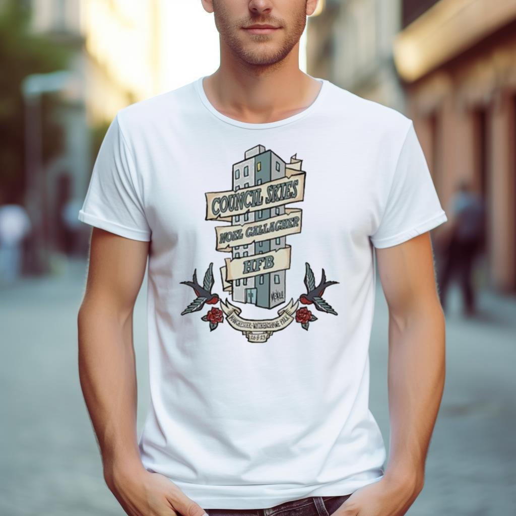 Noel Gallagher’S High Flying Birds Limited Edition Pete Mckee Manchester 2023 Shirt