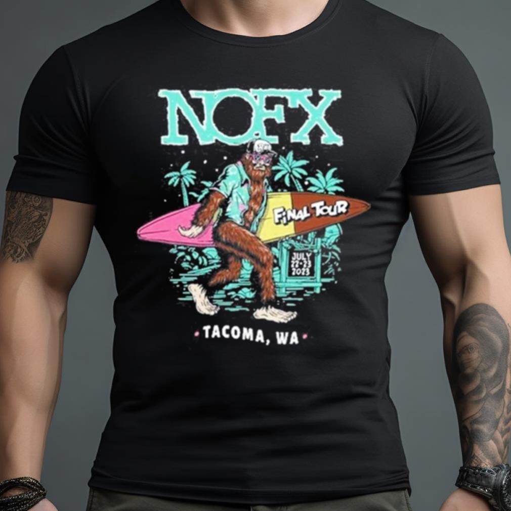 Nofx July 22 & 23, 2023 Tacoma, Wa Tour Shirt