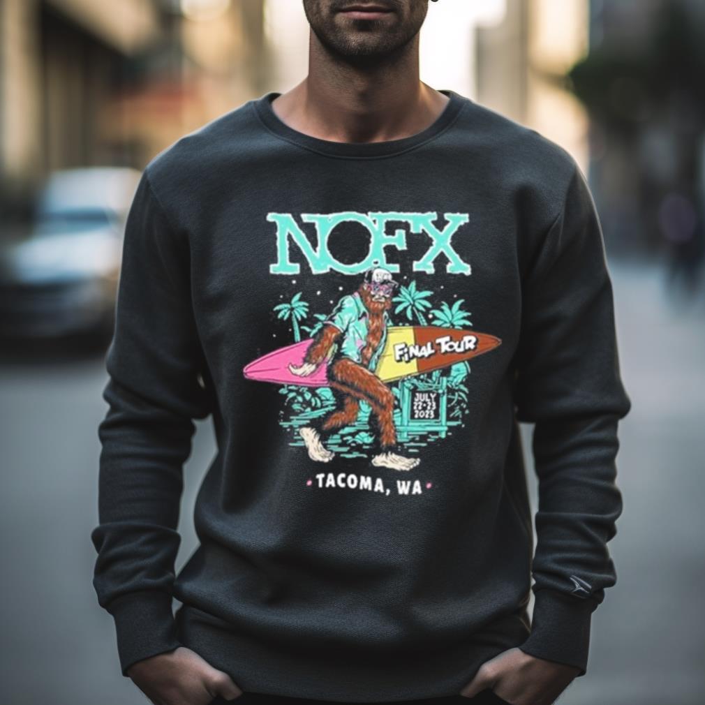 Nofx July 22 & 23, 2023 Tacoma, Wa Tour Shirt