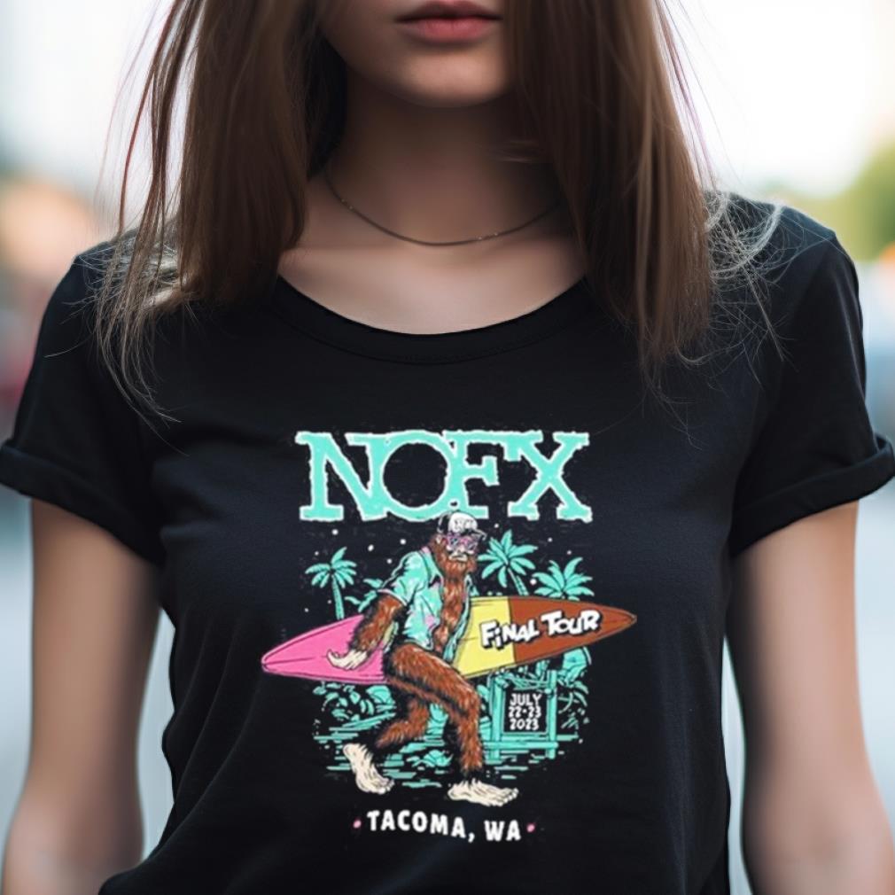 Nofx July 22 & 23, 2023 Tacoma, Wa Tour Shirt Nofx July 22 & 23, 2023 Tacoma, Wa Tour Shirt