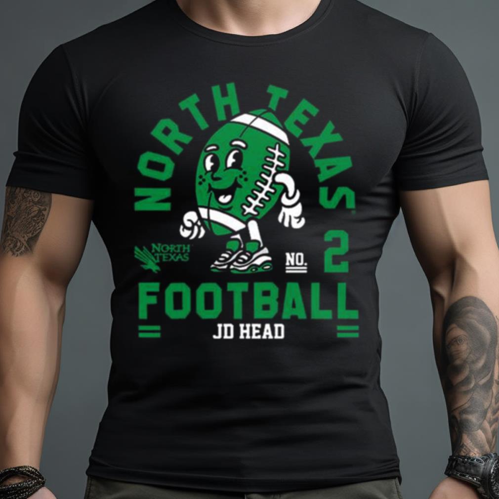 North Texas Mean Jd Head 2023 Ncaa Football Shirt