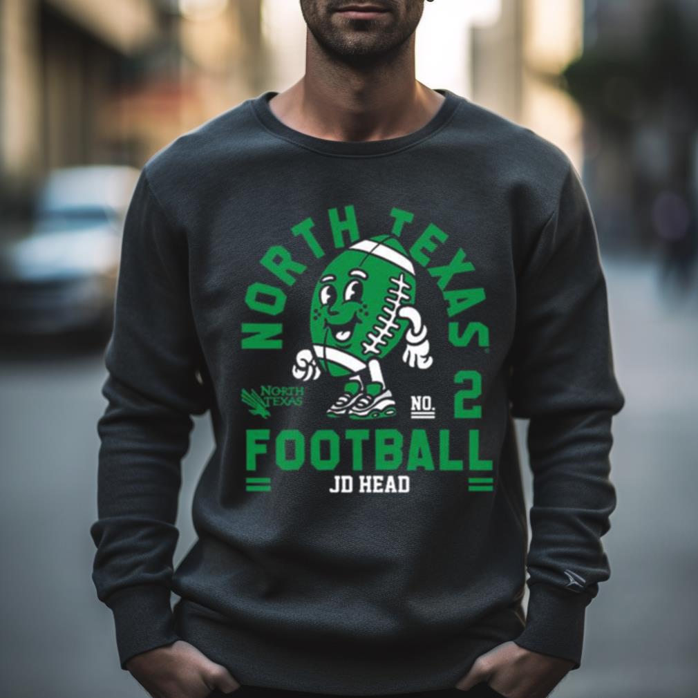 North Texas Mean Jd Head 2023 Ncaa Football Shirt