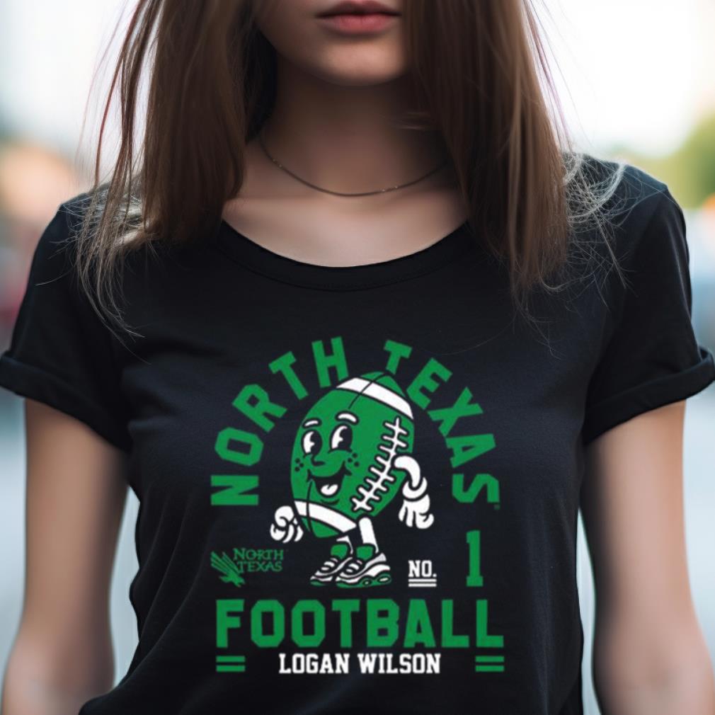North Texas Mean Logan Wilson 2023 Ncaa Football Shirt