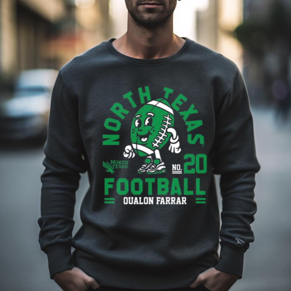 North Texas Mean Qualon Farrar 2023 Ncaa Football Shirt