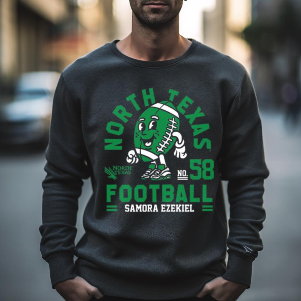 North Texas Mean Samora Ezekiel 2023 Ncaa Football Shirt