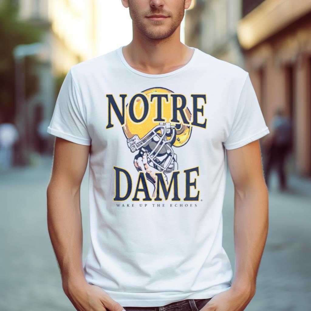 Notre Dame Football Helmet Victory Shirt