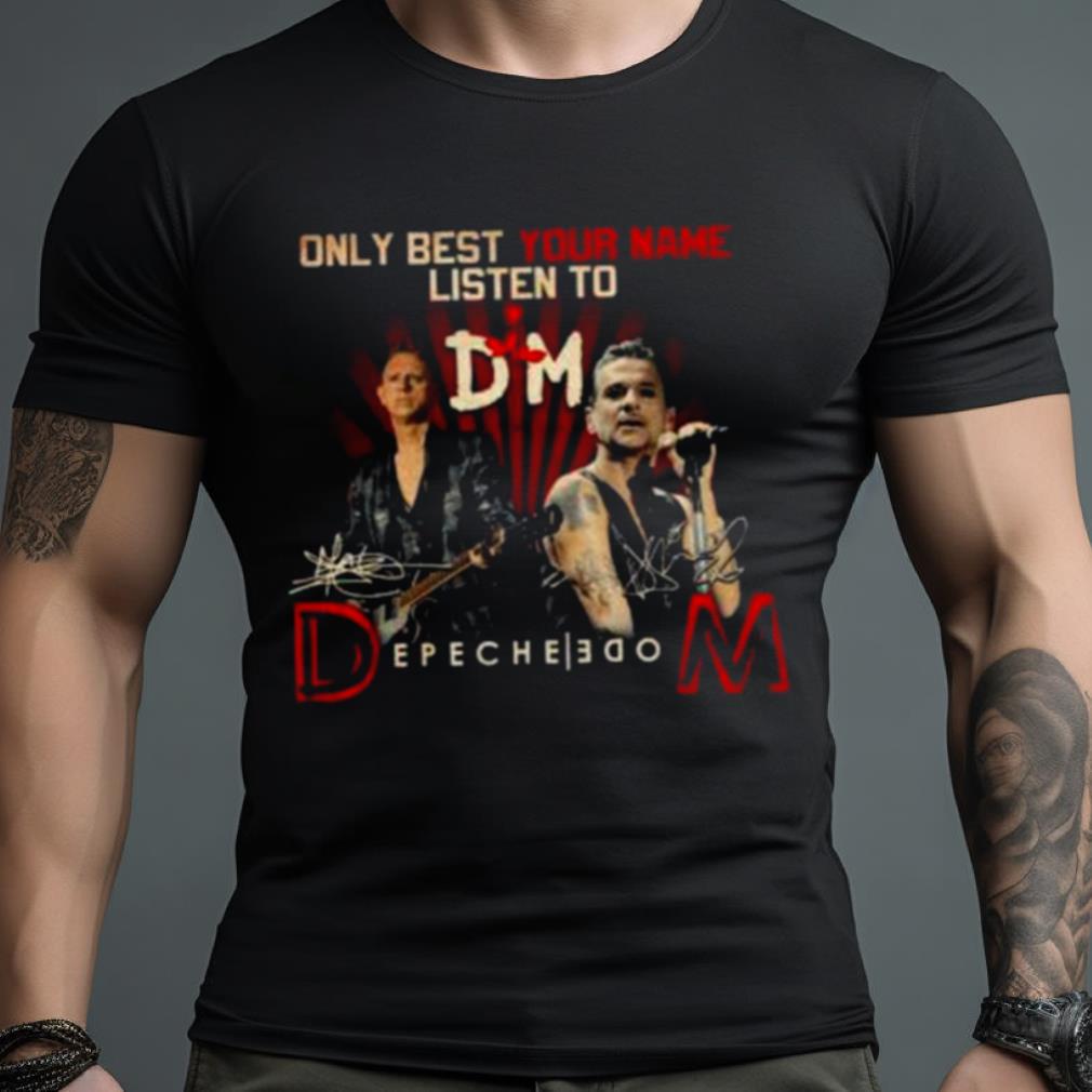 Only Best Custom Your Name Depeche Mode Signatures Shirt
