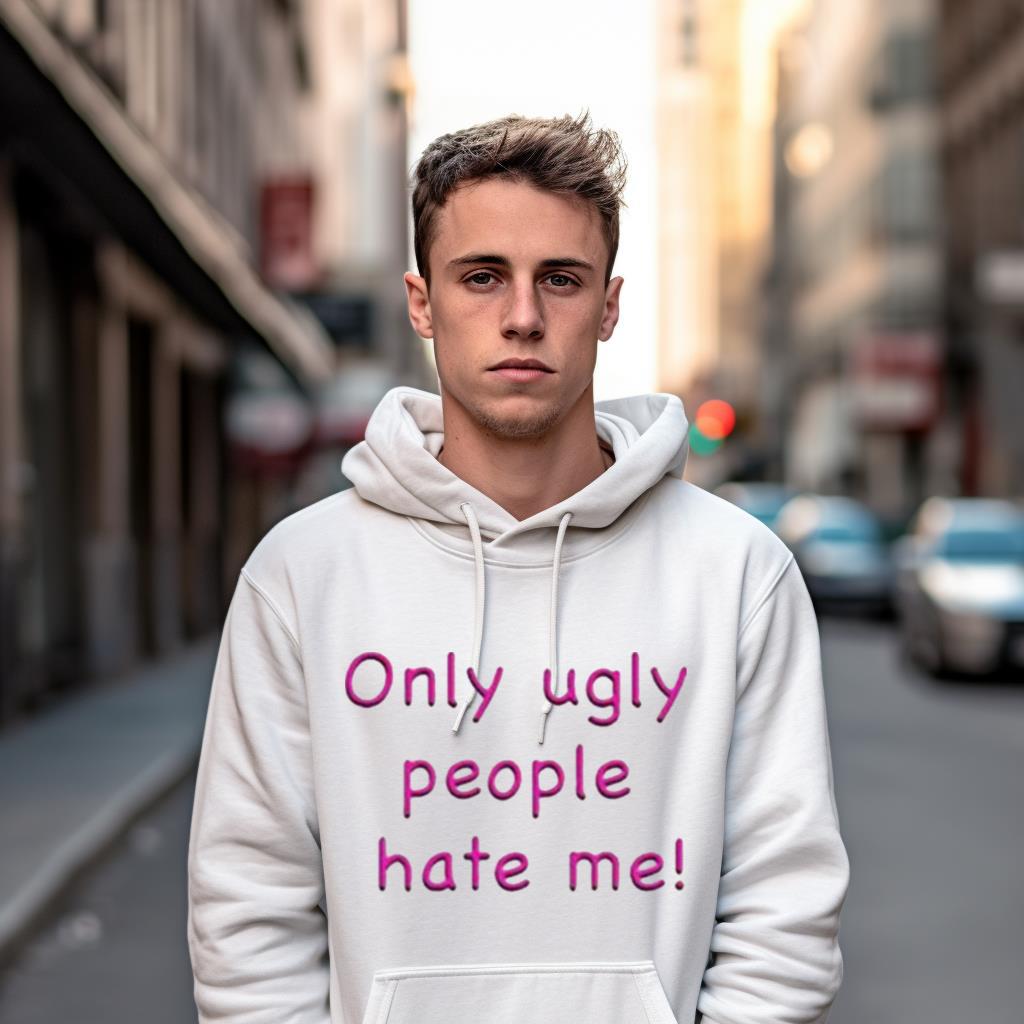Only Ugly People Hate Me Shirt Only Ugly People Hate Me Shirt