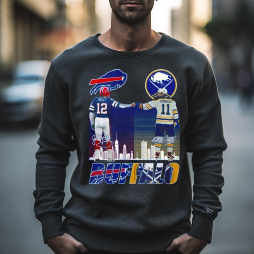 Original Buffalo Bills Kelly And Sabres Perreault City Champion 2023 Shirt