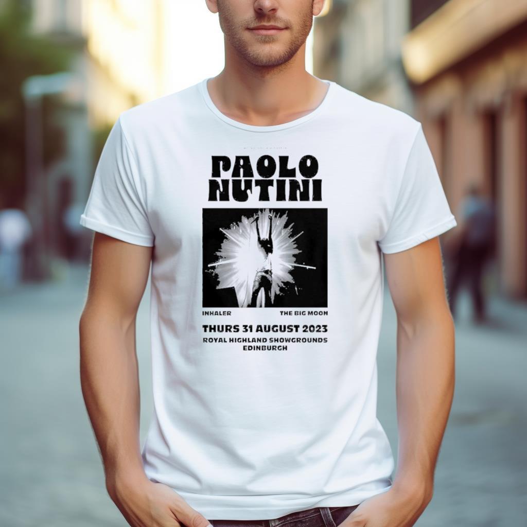 Paolo Nutini August 31, 2023 Royal Highland Showgrounds Edinburgh Shirt