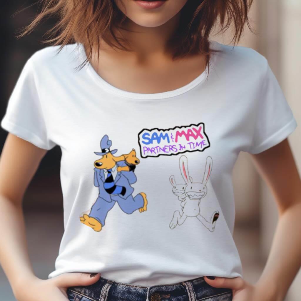 Partners In Time Sam And Max Shirt Partners In Time Sam And Max Shirt