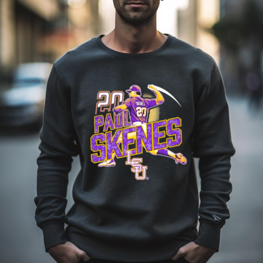 Paul Skenes 20 Lsu Tigers Shirt