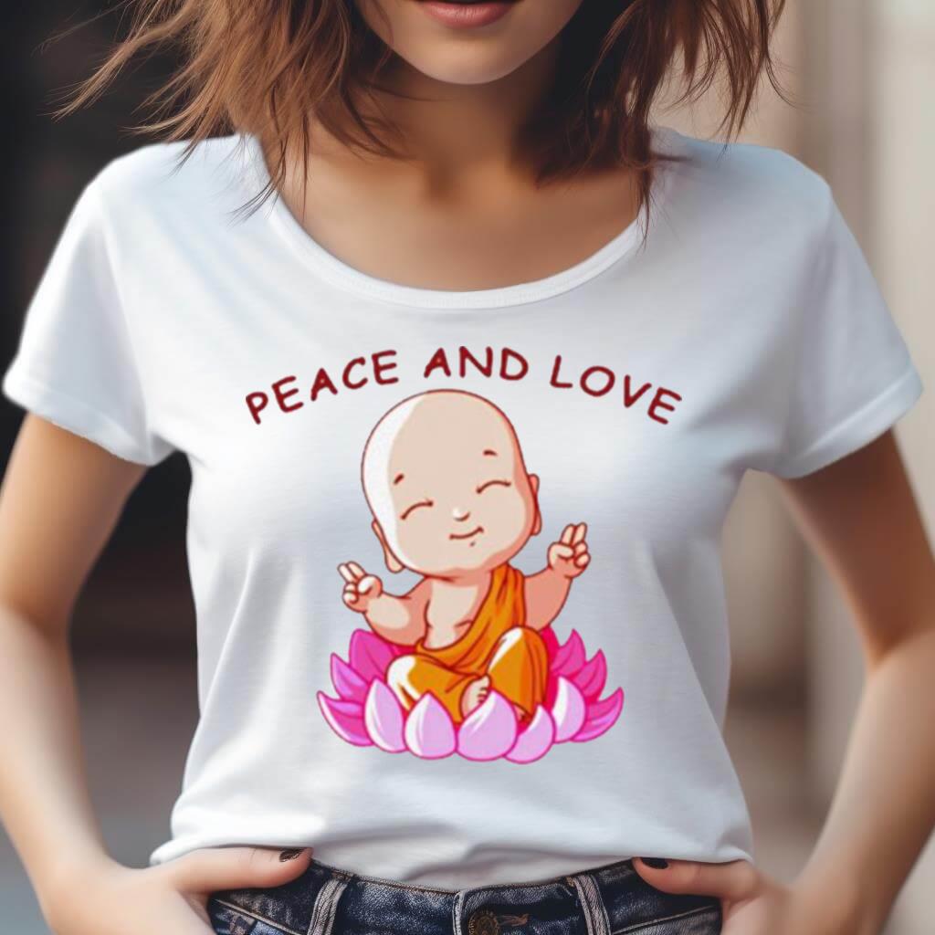 Peace And Love Buddha Shirt Peace And Love Buddha Shirt
