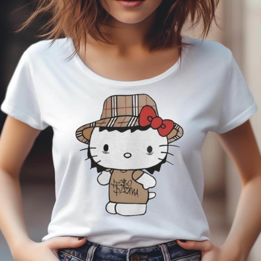 Peso Pluma Hello Kitty Shirt - Hersmiles