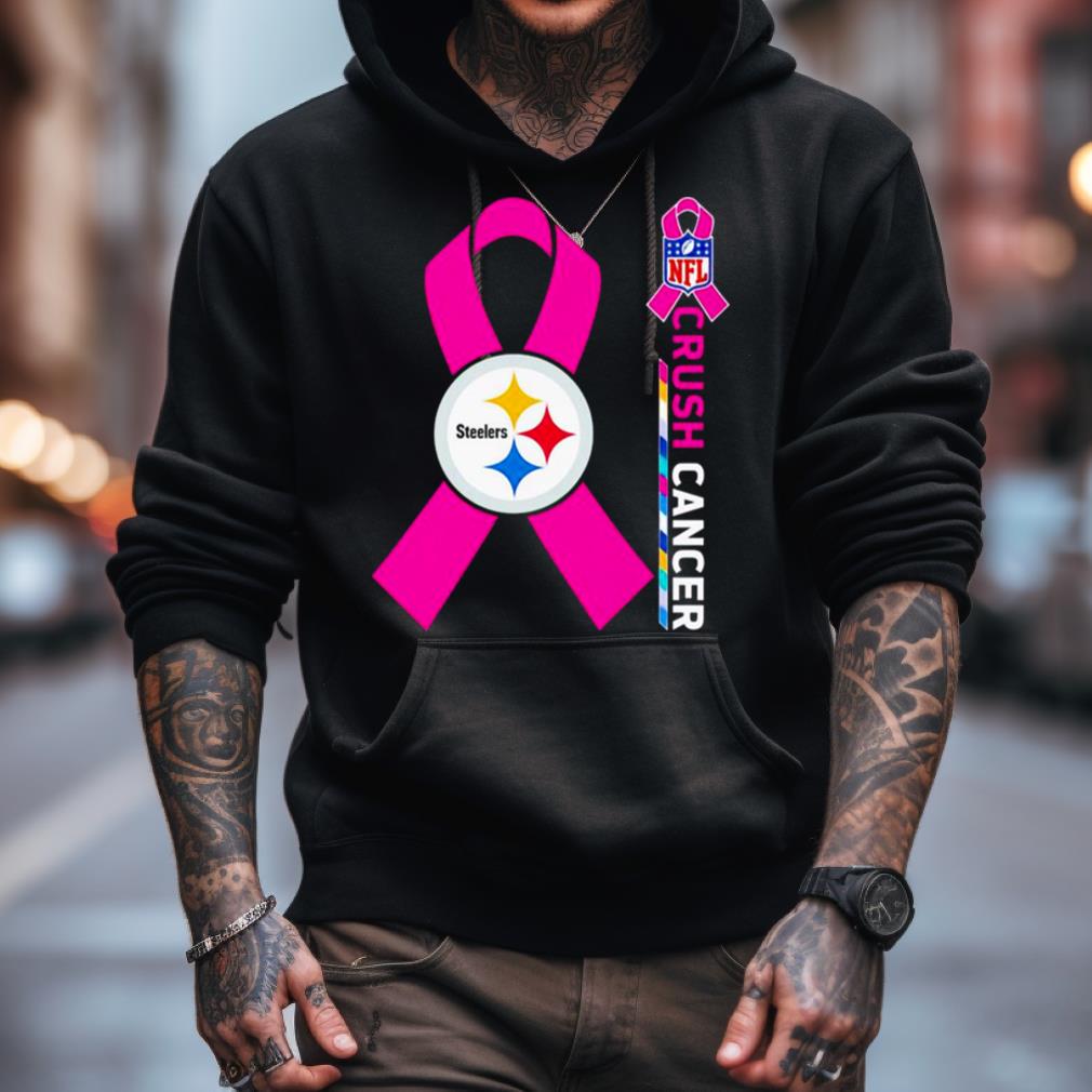 Pittsburgh Steelers Nfl Crush Cancer T-shirt,Sweater, Hoodie, And