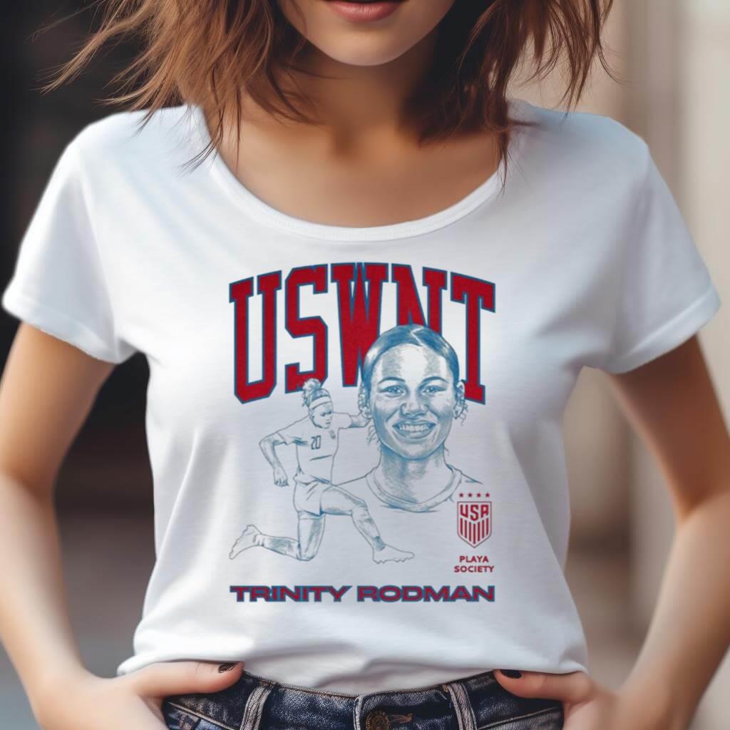 Playa Society Uswnt Trinity Rodman Shirt Playa Society Uswnt Trinity Rodman Shirt