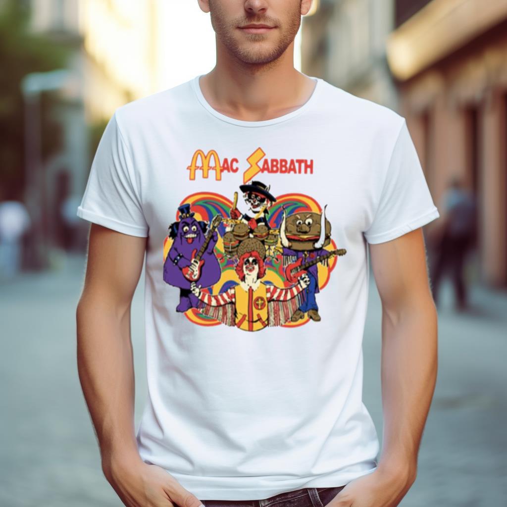 Playing Mac Sabbath Black Call Me Shirt