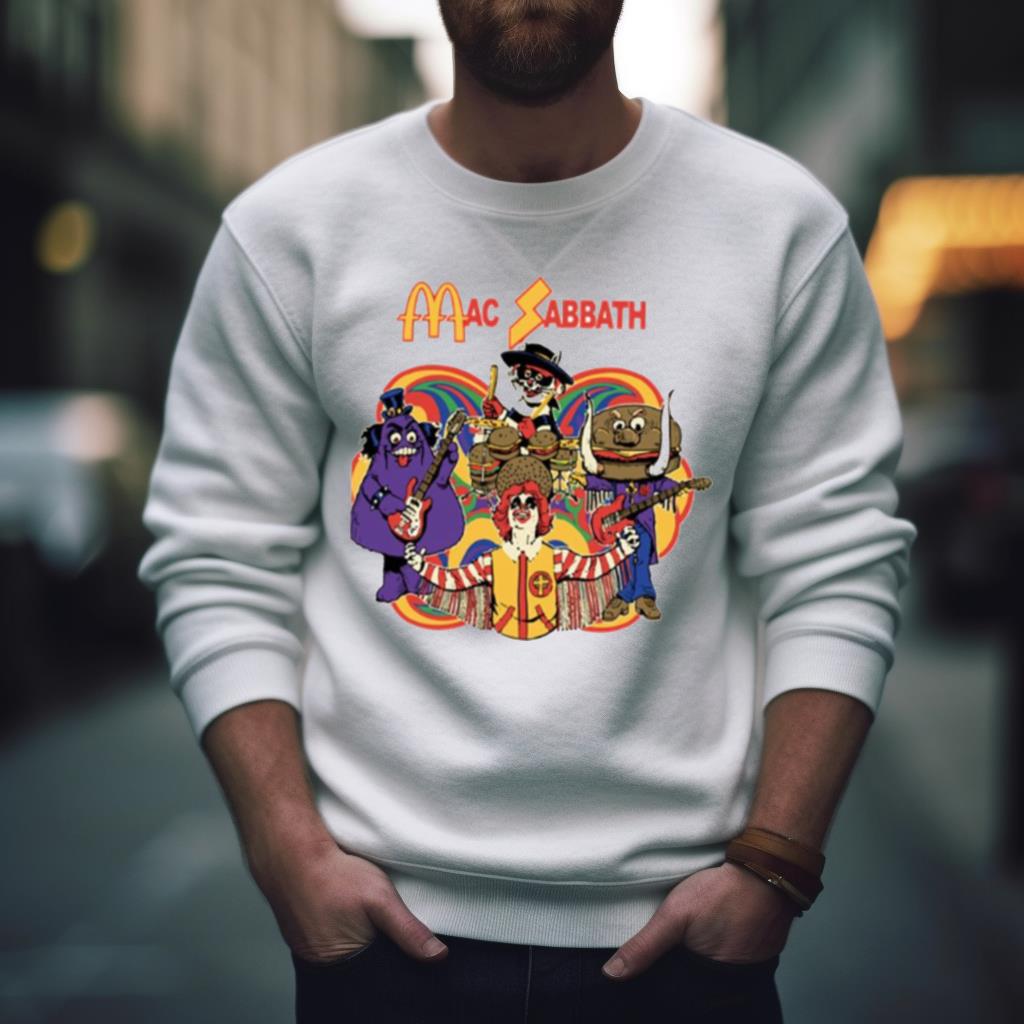 Playing Mac Sabbath Black Call Me Shirt