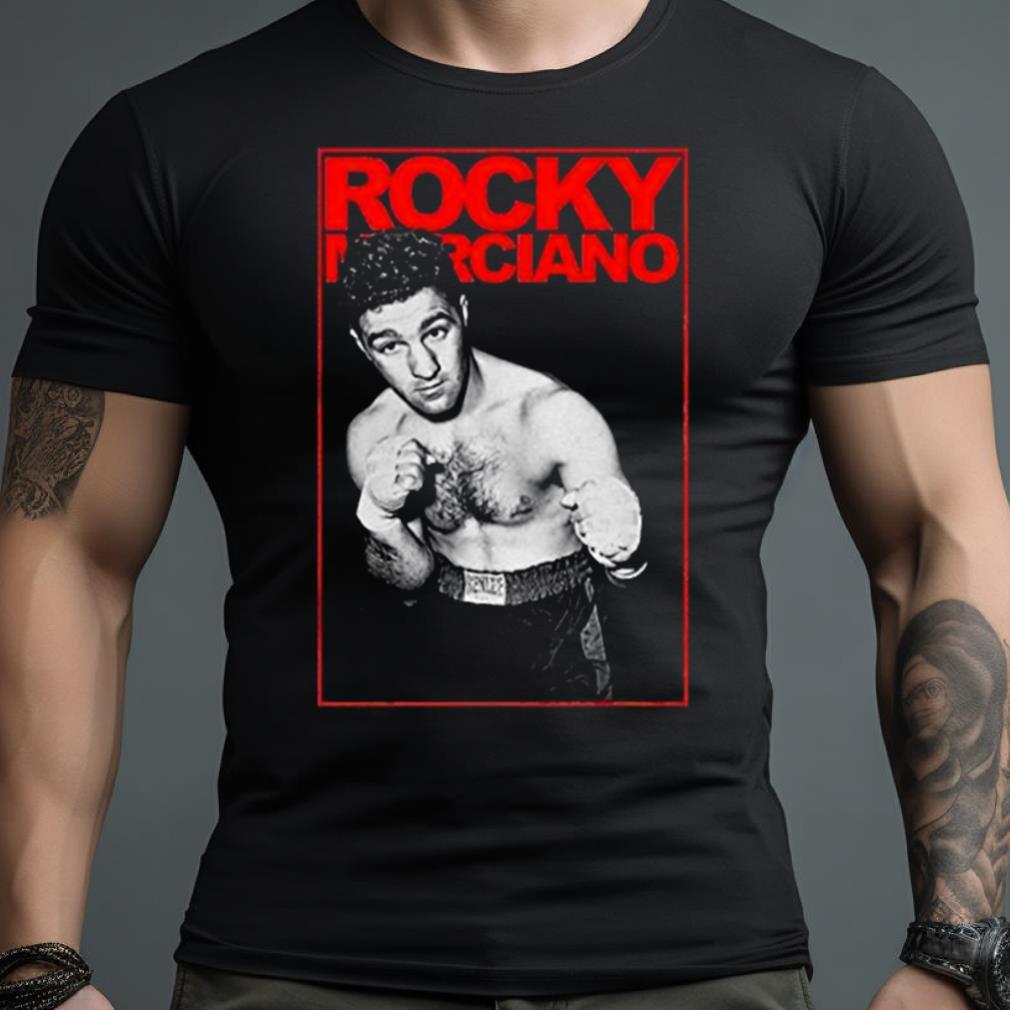 Portrait Boxing Heavyweight Super Fight Rocky Marciano Shirt - Hersmiles