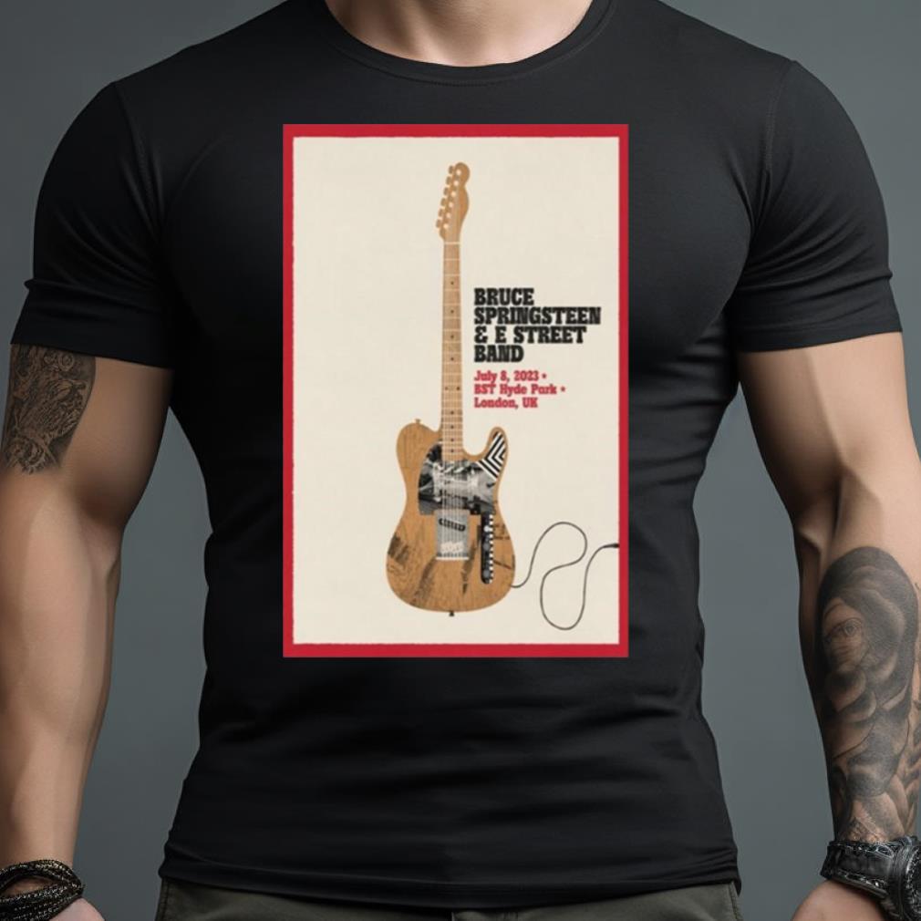 Poster Bruce Springsteen & E Street Band London 2023 Shirt