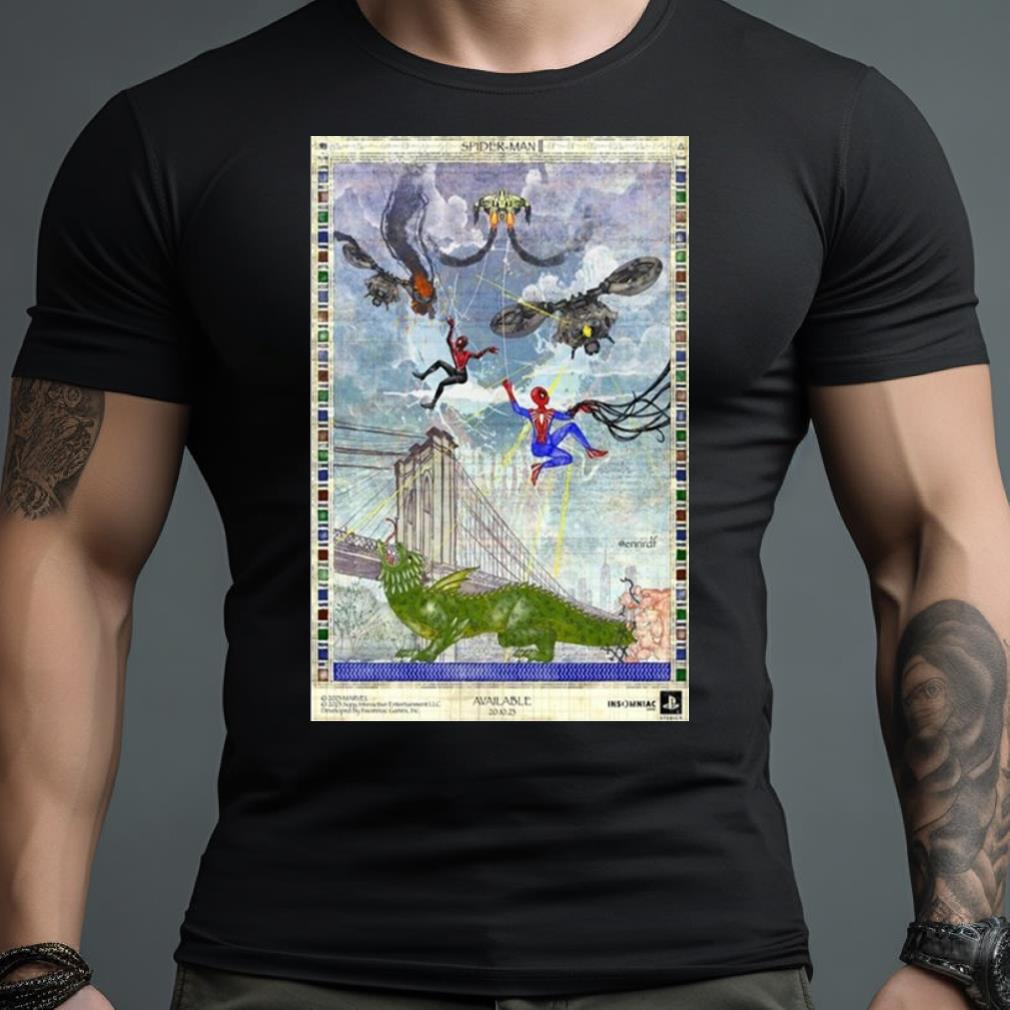 Poster Disney’S Spider Man 2 10 20 2023 Shirt