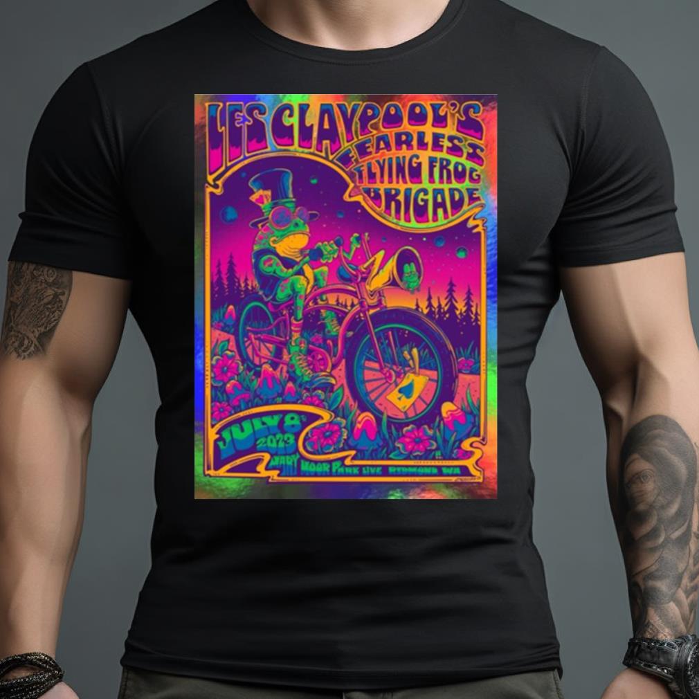 Poster Les Claypool’S Fearless Flying Frog Brigade 2023 Shirt