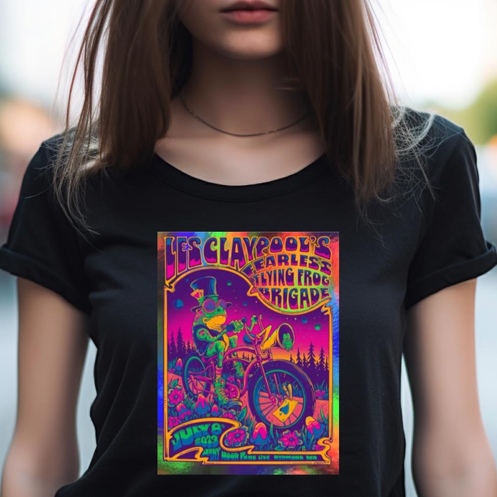 Poster Les Claypool'S Fearless Flying Frog Brigade 2023 Shirt Poster Les Claypool'S Fearless Flying Frog Brigade 2023 Shirt