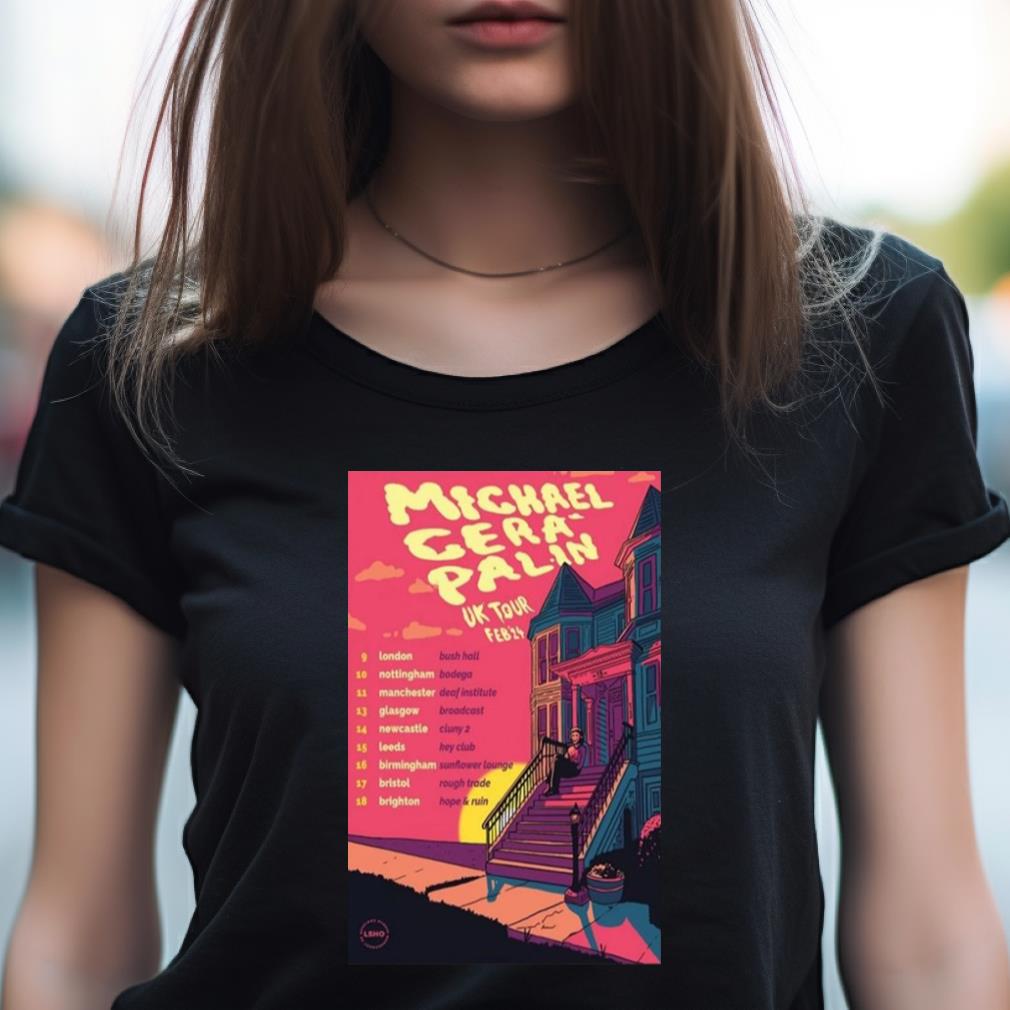 Poster Michael Cera Palin Tour Uk 2023 Shirt Poster Michael Cera Palin Tour Uk 2023 Shirt