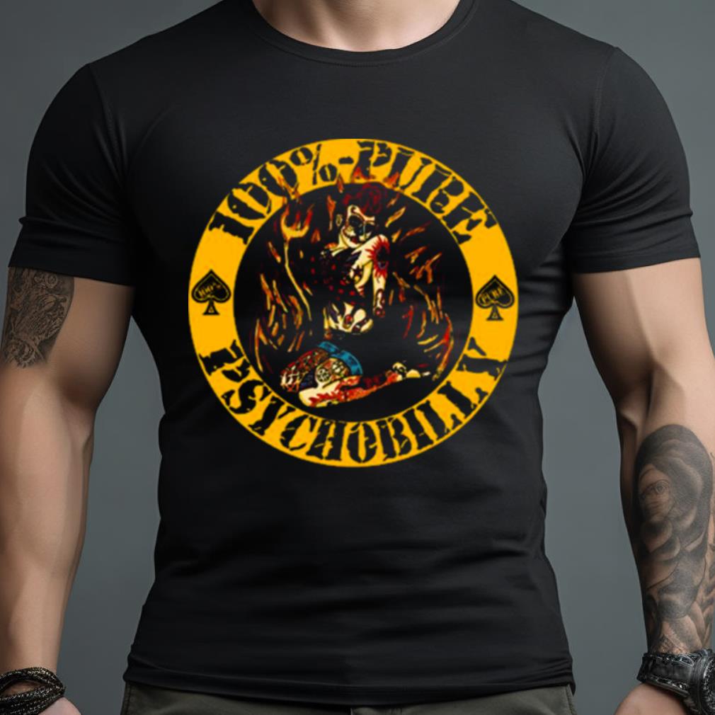 Psychobilly Girl Yellow Shirt
